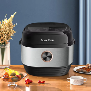 5L grand cuiseur à riz électrique <span class=keywords><strong>Silver</strong></span> <span class=keywords><strong>Crest</strong></span> cuiseur à riz commercial intelligent multifonction en acier inoxydable automatique antiadhésif numérique cuiseur à riz - Product Image 1