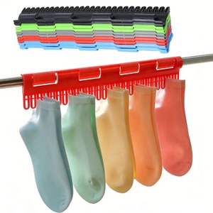 Hanging <b>Rod</b> Sock Rack Clothes Hanger Suitable For Drying Socks Towels Underwear And Other Small Clothing Items - Product Image 1