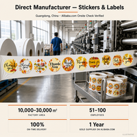 Autocollants ronds personnalisés pour sacs cadeaux, en forme de fleur, durables, écologiques, autocollants ronds colorés, circulaires, pour sacs cadeaux