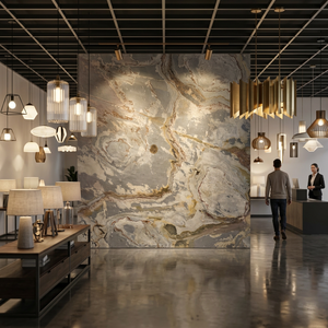 Panel de Piedra Natural Flexible para Pared, Revestimiento de Piedra Pizarra Blanca, Ecológico, Ligero, para Interiores y Exteriores de Hoteles - Product Image 5