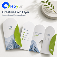 Brochure personnalisée en carton Hongyun, impression offset avec plastification, recto-verso, couleur intégrale, pour la promotion des entreprises
