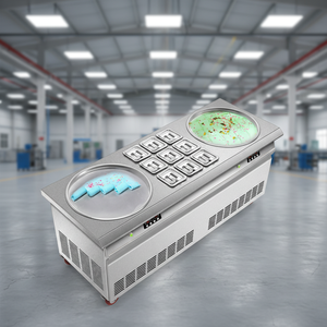 QDMECH Machine à rouleaux de crème glacée frite double plaque plate <span class=keywords><strong>pour</strong></span> desserts aux fruits et yaourts, durable - Product Image 1