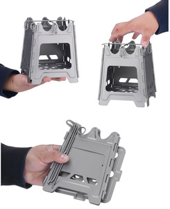 Estufa de Leña Portátil de Titanio para Cocina al Aire Libre, Picnics, <span class=keywords><strong>Camping</strong></span> y Barbacoa, Estufa Plegable Compacta, Combustible Sólido de Alcohol 300g - Product Image 4