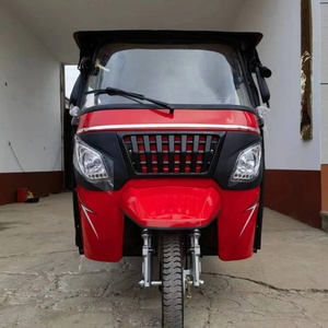 Vélo cargo familial 6 places à vendre, tricycle motorisé à carrosserie ouverte, type Tuk Tuk, pour passagers - Product Image 6