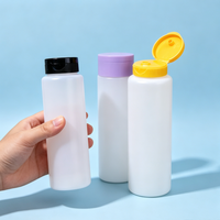 Bouteille de sauce en HDPE de qualité alimentaire 250 ml avec bouchon à clapet, distributeur de vinaigrette, bouteille en plastique à presser pour mayonnaise, emballage de condiments pour barbecue