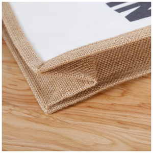 Bán Buôn Quảng Cáo Giá Rẻ Lớn Tái Chế Linen Gai Dầu Vải Bố Tự Do Mua Sắm Tote Giáng Sinh Handmade Sinh Thái Bông Đay Túi - Product Image 4