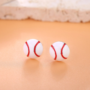 <span class=keywords><strong>Basket</strong></span>-ball sportif Football Baseball Golf Boucles d'oreilles Hypoallergénique Volleyball pour Adolescents Mamans Pâques <span class=keywords><strong>Basket</strong></span> Stuffers - Product Image 1