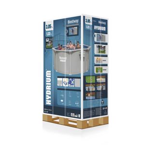 56566 <span class=keywords><strong>Bestway</strong></span> <span class=keywords><strong>Hydrium</strong></span> Ensemble de <span class=keywords><strong>piscine</strong></span> hors sol à paroi en <span class=keywords><strong>acier</strong></span> 3,05 m X 1,22 m <span class=keywords><strong>Piscine</strong></span> ronde en PVC pour enfants - Product Image 5