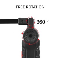 Lampe de travail COB magnétique à rotation libre à 360°, rechargeable par USB, avec torche supérieure, de haute qualité, prête à être expédiée en gros depuis l'usine