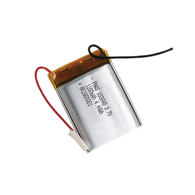 KC/UN38.3 UL1642 Certified 103040 3.7V 1200mAh Rechargeable Pouch Lithium Polymer Battery Li Ion Battery for Massage Instrument