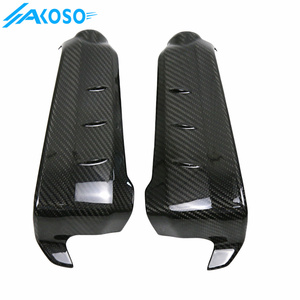 AKOSO 3K, cubierta de Panel lateral de motocicleta de fibra de carbono seca, cubiertas protectoras de radiador para <span class=keywords><strong>Yamaha</strong></span> <span class=keywords><strong>MT09</strong></span> FZ09 2021 <span class=keywords><strong>2022</strong></span> 2023 2024 - Product Image 2