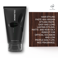 Produits coiffants mats lisses personnalisés, pâte à cheveux, cire pour hommes, OEM ODM