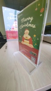 Nhà Sản Xuất Tùy Chỉnh Acrylic Hai Mặt 3Mm Dày Cắt Bảng Điều Chỉnh Trang Trí Bảng Bảng <span class=keywords><strong>Menu</strong></span> Hiển Thị Đứng - Product Image 4