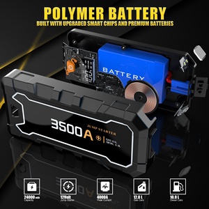 Vente d'usine à courant de pointe 4000A Kit de démarrage de saut de <span class=keywords><strong>voiture</strong></span> avec lampe de poche outil d'urgence démarreur de saut de <span class=keywords><strong>batterie</strong></span> de <span class=keywords><strong>voiture</strong></span> 12L gaz 10L Diesel - Product Image 6