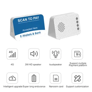 HEMIPAY Y50A 4G WIFI nuove soluzioni di pagamento POS Desktop codice statico QR pagamento altoparlante promemoria pagamento