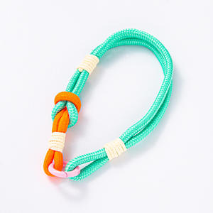 12 couleurs téléphone lanière tresse poignet dragonne porte-clés bricolage <span class=keywords><strong>accrocher</strong></span> corde Anti perte corde universel coloré <span class=keywords><strong>cordon</strong></span> - Product Image 3