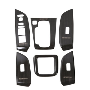 WZXD LHD Car Gear Shift Box Window Switch Cover Sticker Trim Strip Garnish Styling for City 2015 2021 - Product Image 1