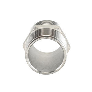 Conectores hexagonales de acero inoxidable 304 de doble extremo con rosca macho para adaptadores internos, suministro directo del fabricante - Product Image 1