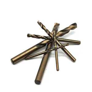 High speed steel HSS CO5% straight shank lengthened long twist drill bit metal hole drilling