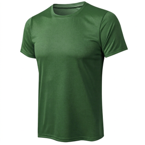 T-shirt de sport pour homme de haute qualité, prix de gros, manches courtes, col rond, t-shirt pour homme - Product Image 1