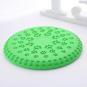 Disque volant en TPR résistant aux morsures pour chiens, jouet interactif en caoutchouc pour l'entraînement en extérieur, jouet à mâcher pour animaux de compagnie, disque volant souple pour chien - Product Image 5