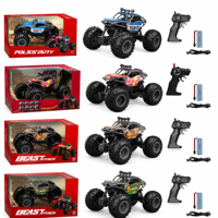 Voiture télécommandée Monster Truck 4CH, jouet RC, voiture d'escalade, série Beast Attack, véhicule tout-terrain Bigfoot pour enfants
