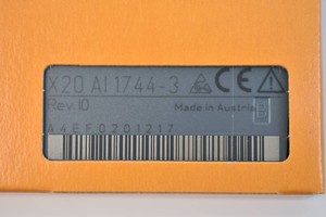 Модуль аналогового ввода автоматизации Plc X20 AI 1744-3 X20AI1744-3 Rev I0 - Product Image 2