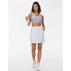 FOXA Jupe de survêtement à cordon de serrage pour femme, taille élastique en coton avec poches, pour le golf, le tennis et les loisirs - Product Image 5
