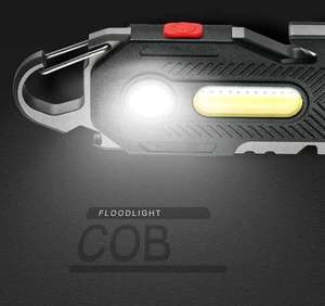 Xách Tay Sạc Led đèn pin với dây buộc lỗ Sống Còn còi cảnh báo khẩn cấp flash-mini LED <span class=keywords><strong>Torch</strong></span> - Product Image 3