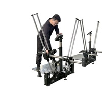 Máquina de remo con carga de placas para gimnasio, máquina de remo extrema para pecho, espalda, brazos y hombros