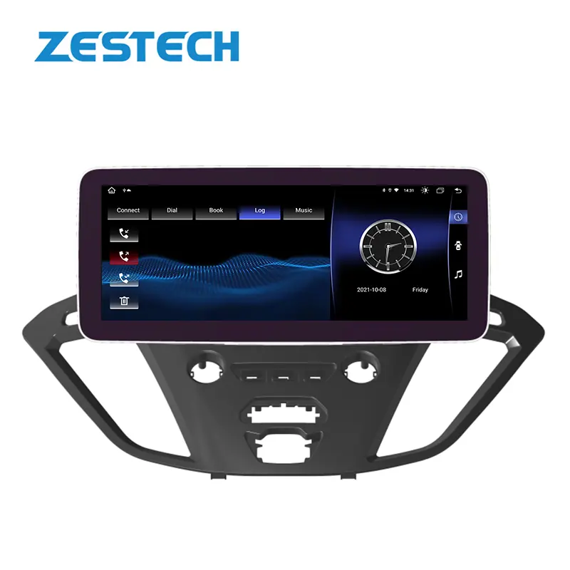 Zestech 12.3 Inch Android 11 Touch Screen Autoradio Dvd-speler Voor Ford Transit 2017 Autoradio Multimedia Auto Muziek Systemen
