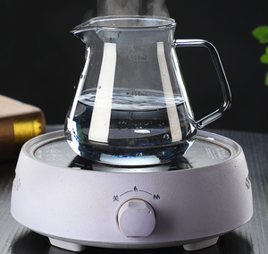 Pichet à café en verre Kingze 600 ml, résistant à la chaleur, pour le café à filtre, pot à café pour le partage, pour la maison, le bureau, le camping - Product Image 2