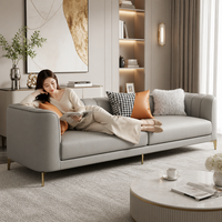 Ensemble de canapés modulaires en cuir PU YUANCHANG, design moderne, durable et confortable, meubles de salon