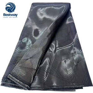Bestway, la más nueva <span class=keywords><strong>tela</strong></span> de encaje <span class=keywords><strong>bordado</strong></span> de brocado líquido <span class=keywords><strong>para</strong></span> fiesta nupcial, boda, vestido de Mujer Africana - Product Image 6