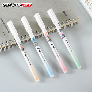 ปากกาเจลหัวเข็มขนาด 0.5 มม. ENVANA สำหรับงานออกแบบ 12 ด้าม/กล่อง สไตล์เรียบง่าย ปากกาแบบมูจิ สำหรับขายส่งจากโรงงานโดยตรง ใช้ในโรงเรียนและสำนักงาน - Product Image 5