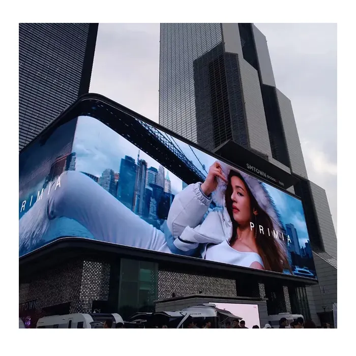 Naked Eye 3d Outdoor Led Screen P4 P5 P8 P10 3D Led Billboard 90 Degree Building Corner Wall Mounted 3d Led Display Screen