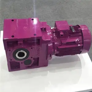 R S K F Bevel Geared Reducer poros Paralle Helical AC Gear Gearbox kecepatan Motor untuk mesin ukir