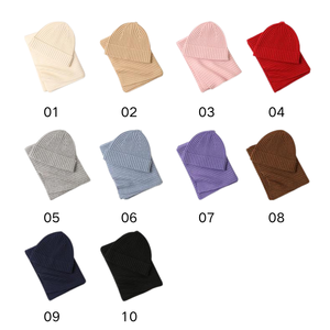 Bufanda Larga de Punto Acanalado 100% Lana Cachemira OEM para Otoño, Color y Detalle de Punto Personalizables, Transpirable, Marca Privada - Product Image 2