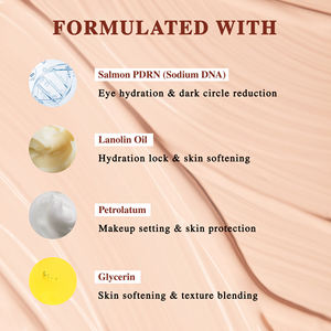 Maquillaje personalizado impermeable corrección <span class=keywords><strong>de</strong></span> color <span class=keywords><strong>de</strong></span> larga duración hidratante hidratación lanolina salmón Pdrn Darkcircle crema correctora - Product Image 4