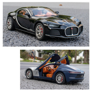 Modèle miniature <span class=keywords><strong>de</strong></span> <span class=keywords><strong>voiture</strong></span> <span class=keywords><strong>de</strong></span> sport Atlantic GT en alliage, échelle 1:24, haute qualité, avec son et lumière, portes ouvrantes, fonction <span class=keywords><strong>de</strong></span> recul, pour collection - Product Image 6