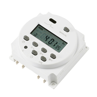 Microordenador Digital CN101A, programador semanal de 7 días, interruptor temporizador electrónico, relé de tiempo de 220V con cuenta regresiva de 12V CC para ventilador de luz