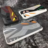 Funda de silicona para teléfono móvil, carcasa bonita de diseñador de lujo, de marca de moda urbana, 3d, para zapatillas de deporte, para Iphone 12, 13 Pro Max