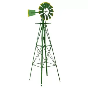 <span class=keywords><strong>Moulin</strong></span> à <span class=keywords><strong>vent</strong></span> en métal vert multicolore, jardin de cour, palette météo en métal, <span class=keywords><strong>moulin</strong></span> à <span class=keywords><strong>vent</strong></span> de jardin - Product Image 1