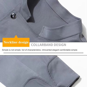 Ropa de chef personalizable para hombres Uniforme de cocina Master Chefs en restaurantes y bares - Product Image 4