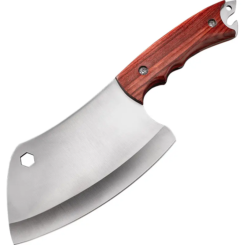 Xingye Edelstahl Holzgriff Messer 6 Zoll Küche Schneiden Gemüse Schneiden Messerset mit Leinwand Messer-Scheiben