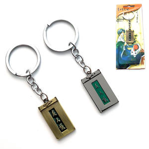 10 Designs Natsume's Book of Friends Porte-clés personnalisés Métal Mode <span class=keywords><strong>Livre</strong></span> Forme Pendentif Collier Anime Alliage Porte-clés Charmes - Product Image 5