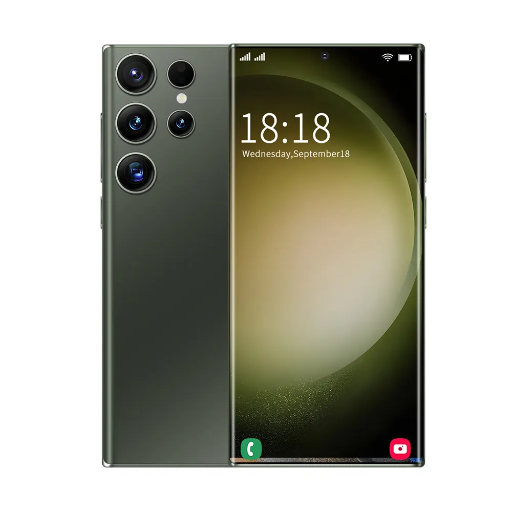 Orijinal S23 Ultra telefon Smartphone Android 13.0 cep telefonları sıcak yeni 1tb Android 5g 6.8 inç 12gb + HD OLED 144HZ cep telefonu