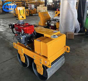 Mini rouleau vibratoire à double tambour, moteur Changchai, haute efficacité, économique, fabriqué en Chine - Product Image 1