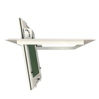 Plaque d'accès en plâtre pour cloison sèche, encastrée en aluminium, 60x60, pour plafond en plâtre, ouverture sécurisée, Saudi Guangzhou