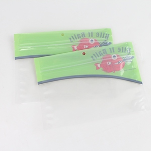 <span class=keywords><strong>3</strong></span> bên con dấu túi cho cá mồi túi cá thu hút bao bì rõ ràng Pouch biểu tượng tùy chỉnh dây kéo Pouch với dây kéo khóa - Product Image 5